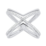 Diamond X Ring